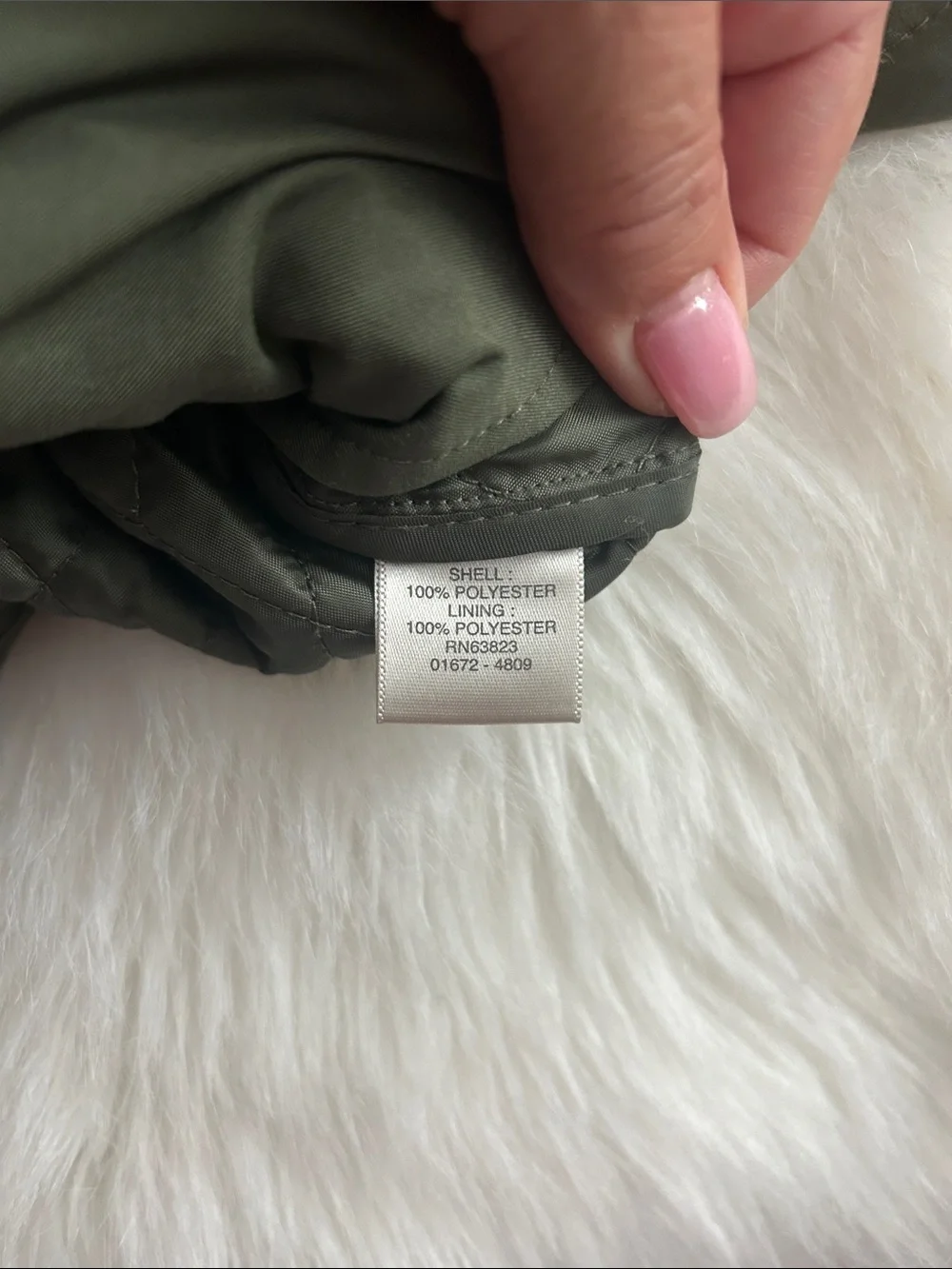 Christopher & Banks Quilted Olive Utility Jacket - Picture 4 of 9